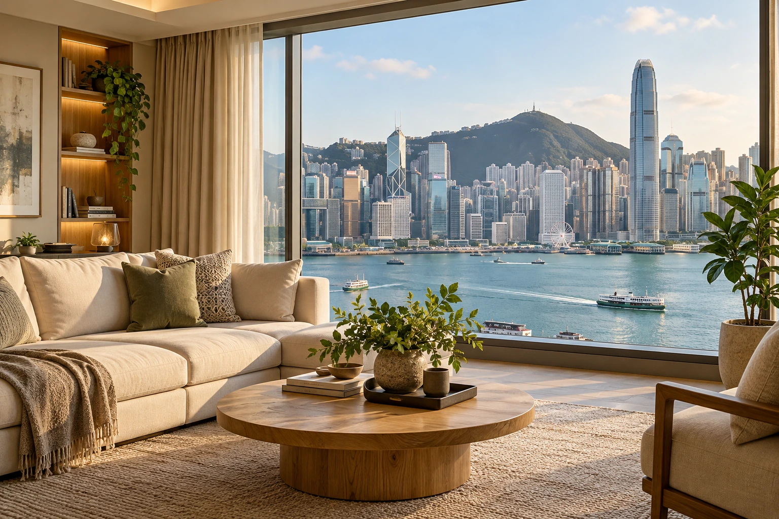 香港住宅與海港